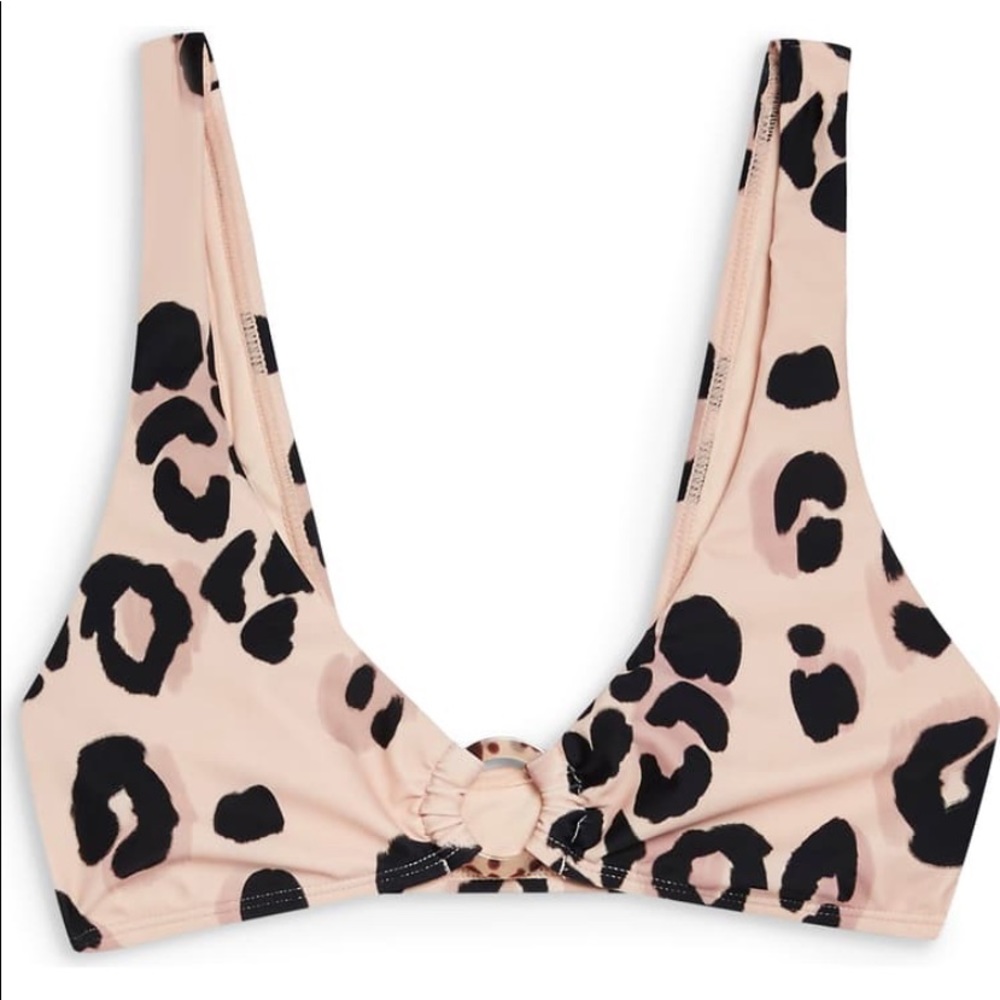 COPY - TOPSHOP ANIMAL PRINT BIKINI TOP